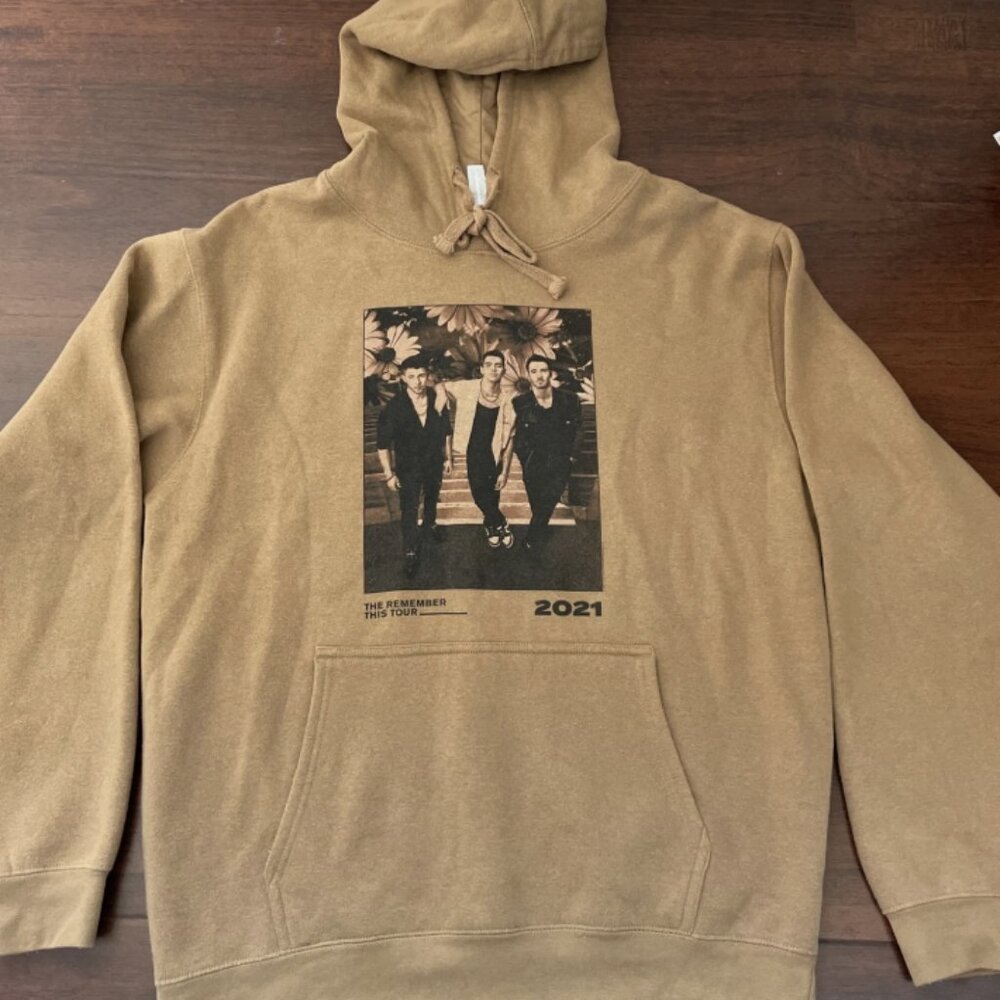 Jonas Brothers 2021 The Remember This Tour Hoodie Sweatshirt Unisex Adult Large